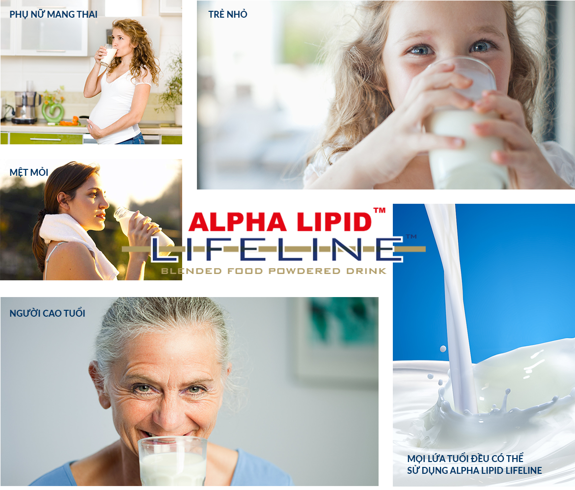 Đối tượng sử dụng sữa non Alpha Lipid Lifeline