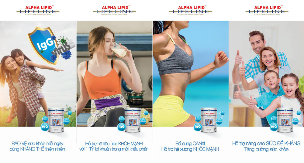 Công dụng sữa non Alpha Lipid